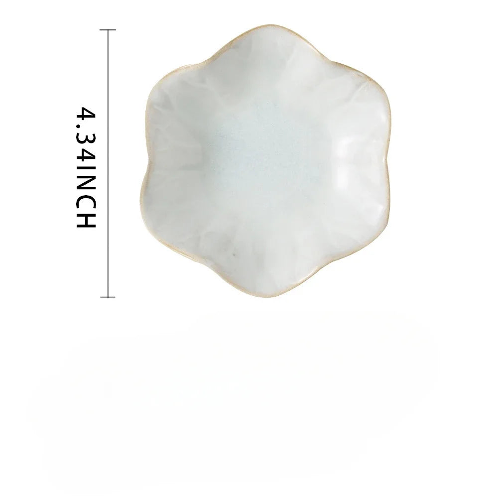 Ceramic Lotus Décor Plate