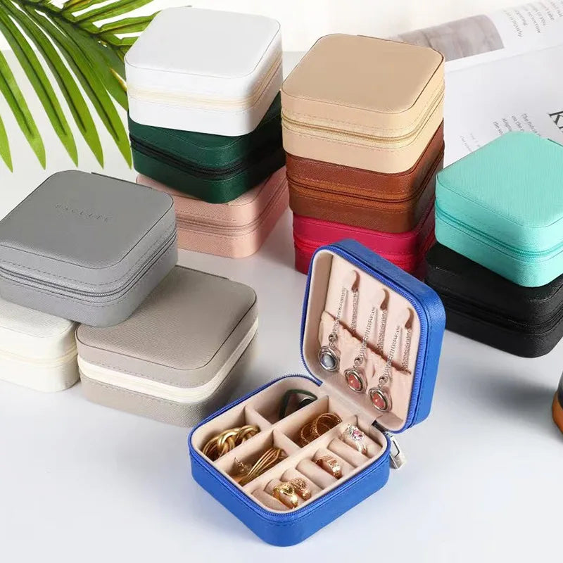 Velvet Travel Jewelry Case