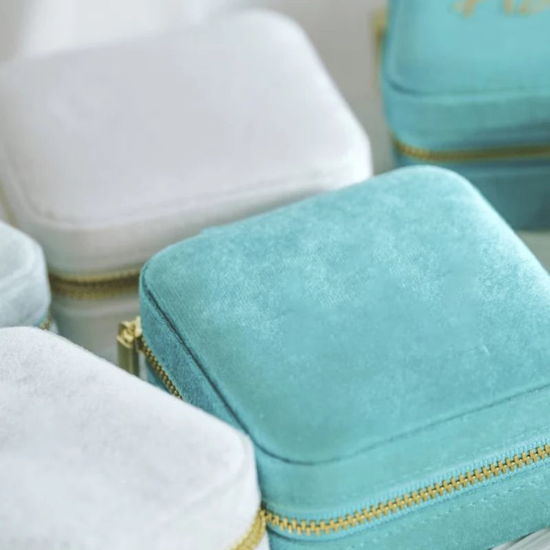 Velvet Travel Jewelry Case