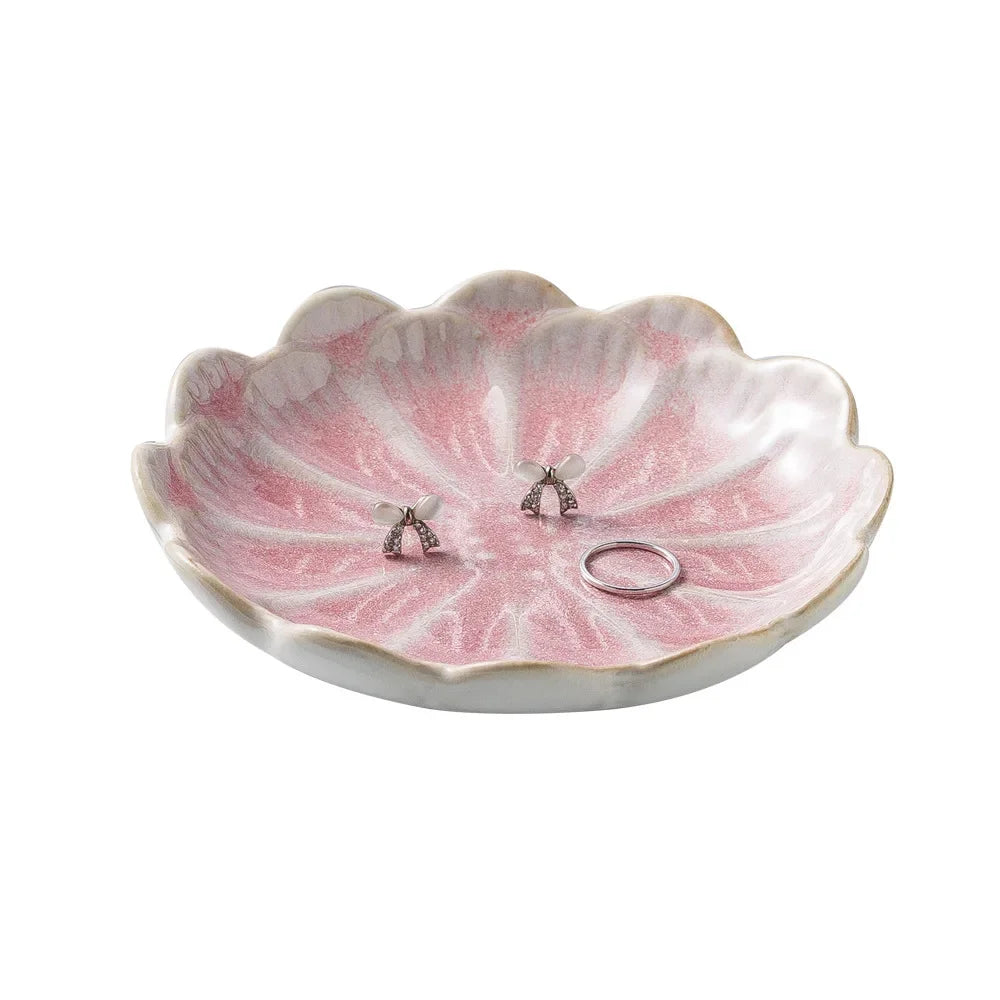 Ceramic Lotus Décor Plate