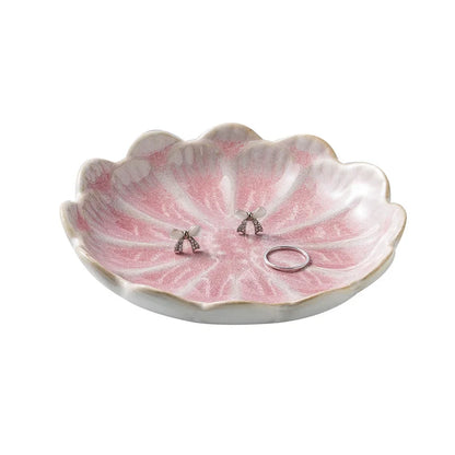 Ceramic Lotus Décor Plate