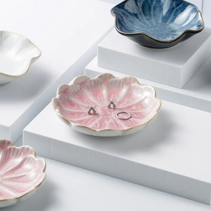 Ceramic Lotus Décor Plate
