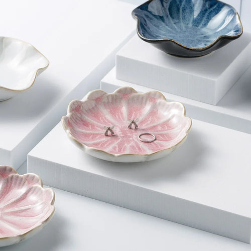 Ceramic Lotus Décor Plate