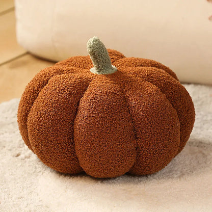 Plush Pumpkin Throw Pillow & Seat Cushion