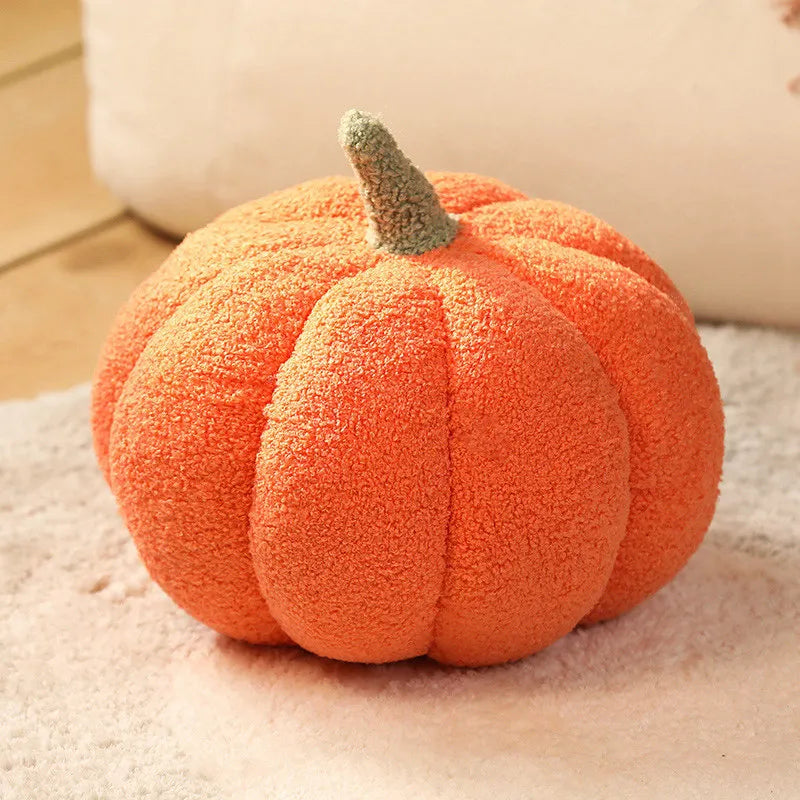 Plush Pumpkin Throw Pillow & Seat Cushion