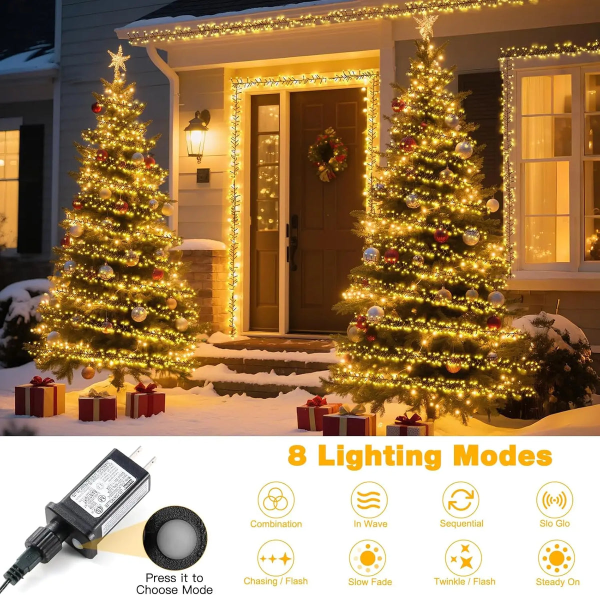 LED Firecracker String Lights