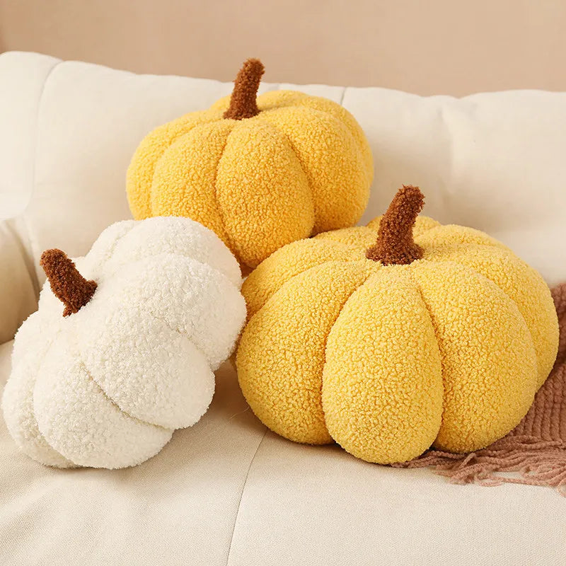 Plush Pumpkin Throw Pillow & Seat Cushion