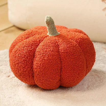 Plush Pumpkin Throw Pillow & Seat Cushion