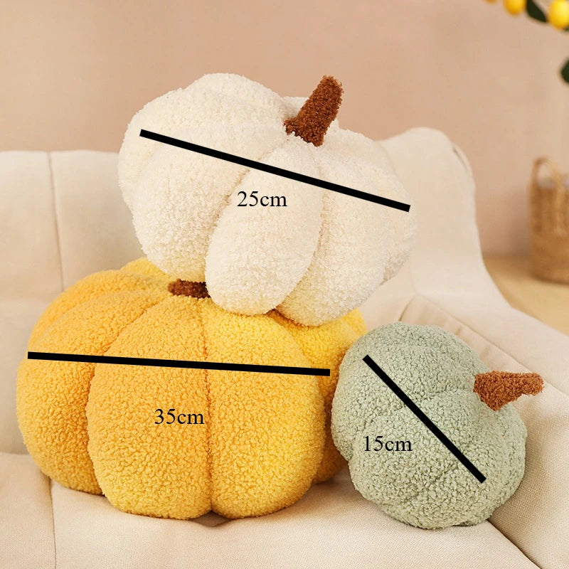 Plush Pumpkin Throw Pillow & Seat Cushion